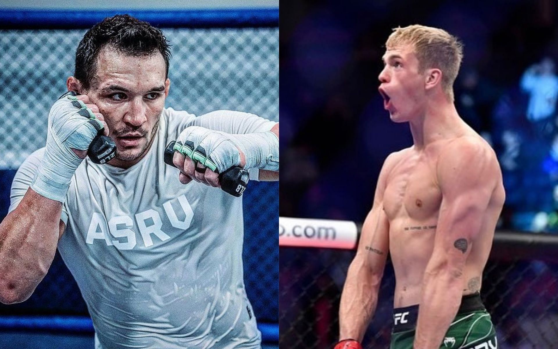 Michael Chandler (left), Ian Garry (right) [Image Courtesy: @mikechandlermma and @iangarry via Instagram]