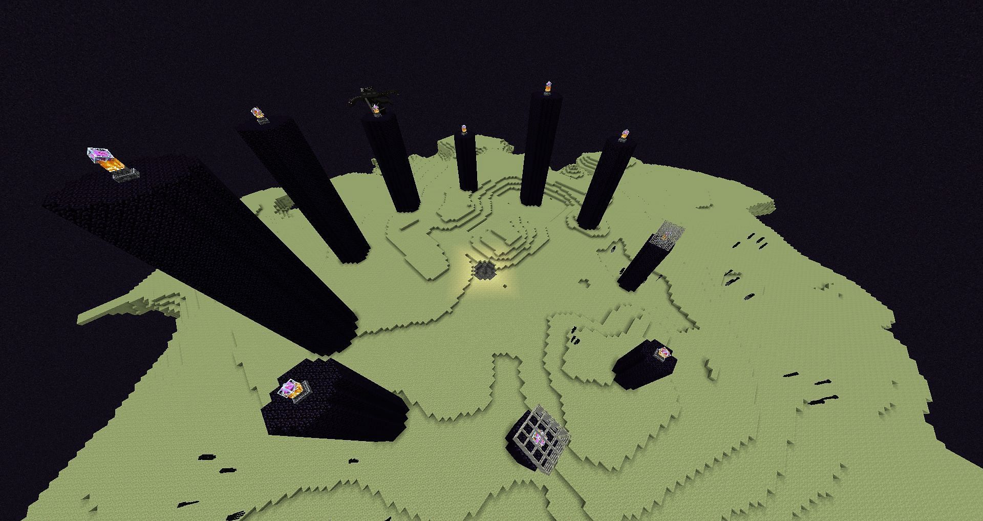 The main End island (Image via Minecraft Wiki)