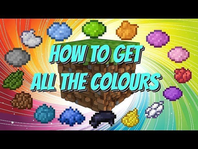 List of all Minecraft dyes and how to obtain them