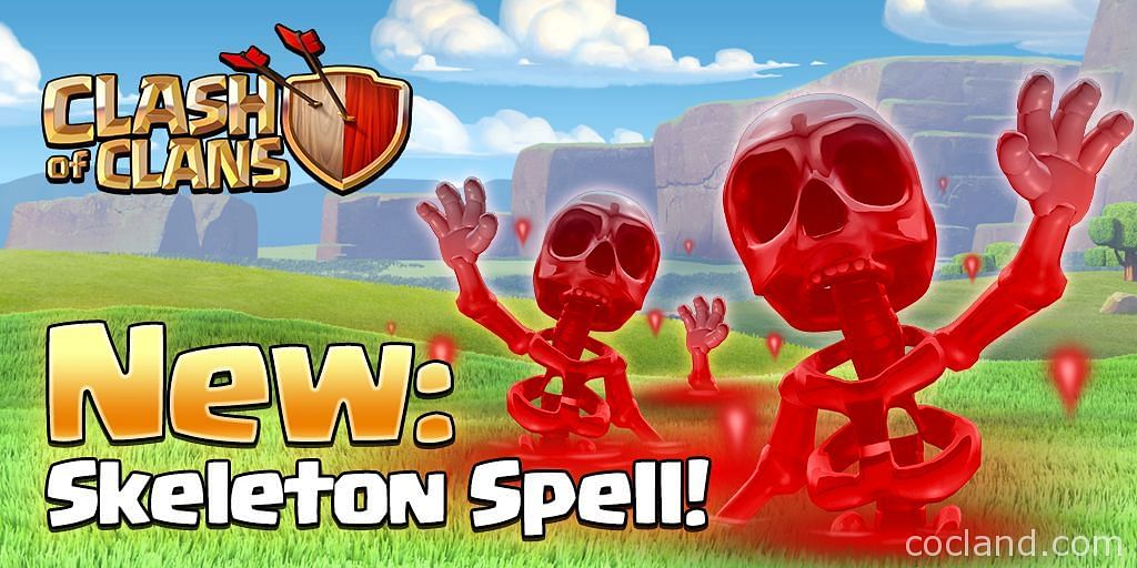 Clash of Clans Skeleton Spell (Image via Clash of Clans)