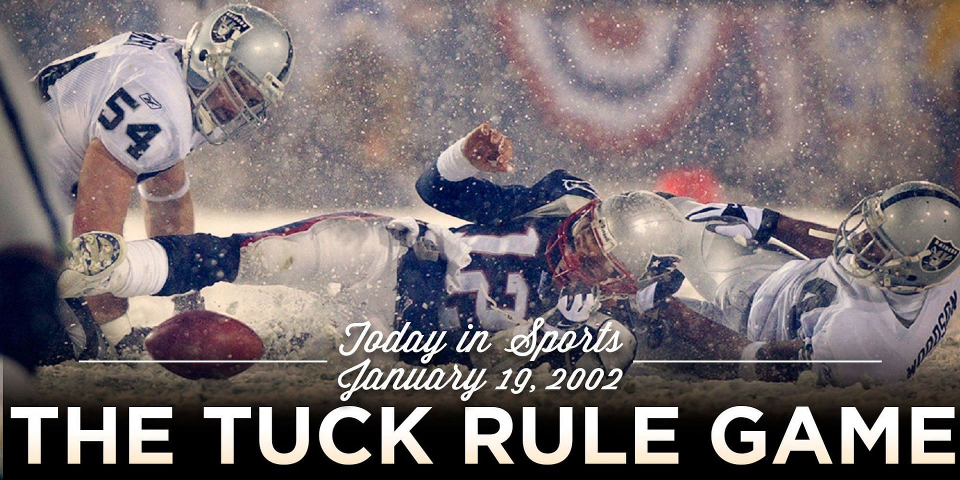 NFL Throwback: 20 Years Since Tom Brady's "tuck Rule Game"