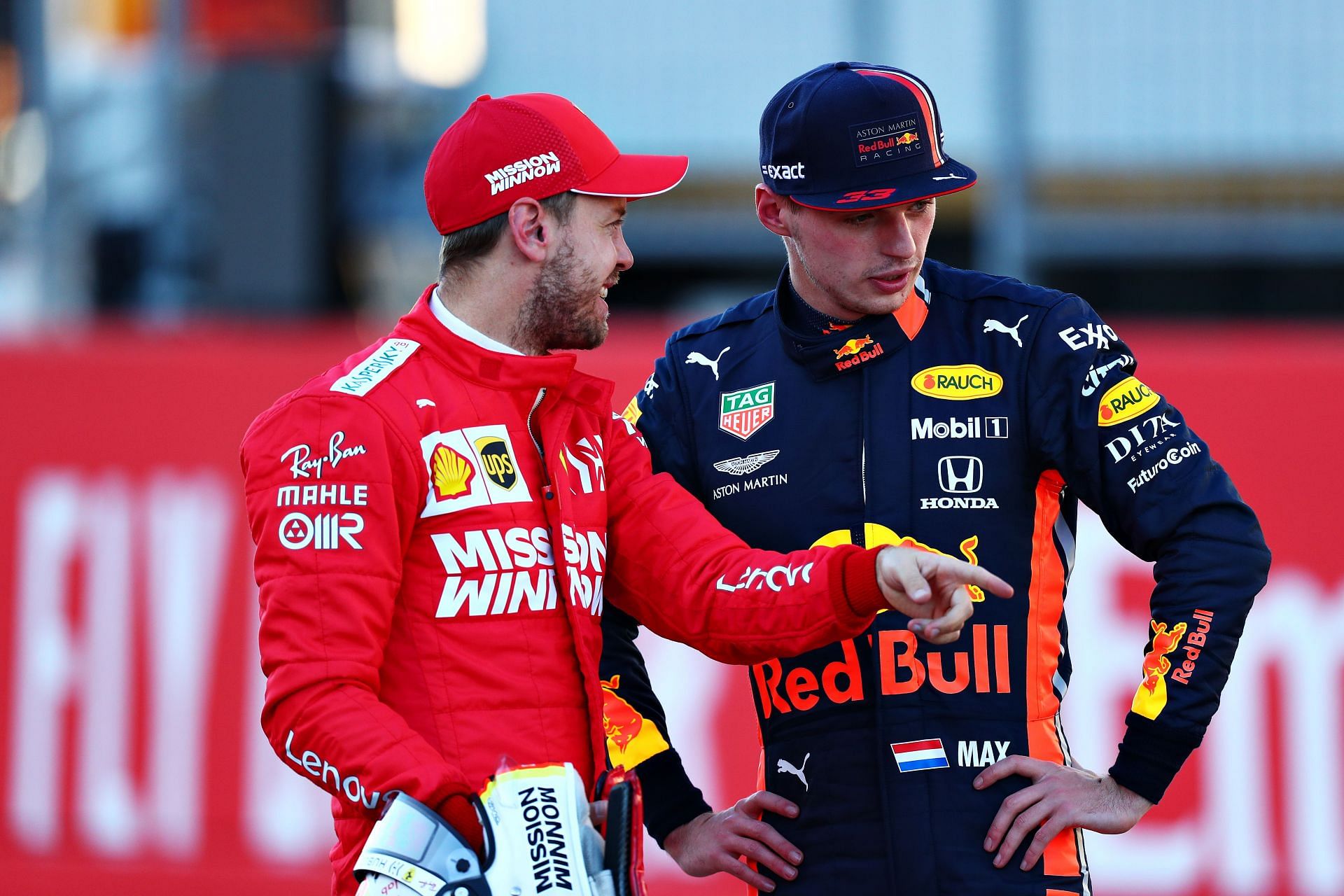 Sebastian Vettel (left) and Max Verstappen&#039;s (right) first title wins had a lot of similarities