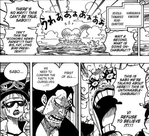 One Piece Chapter 1037 Could Hint At Sabo S Whereabouts