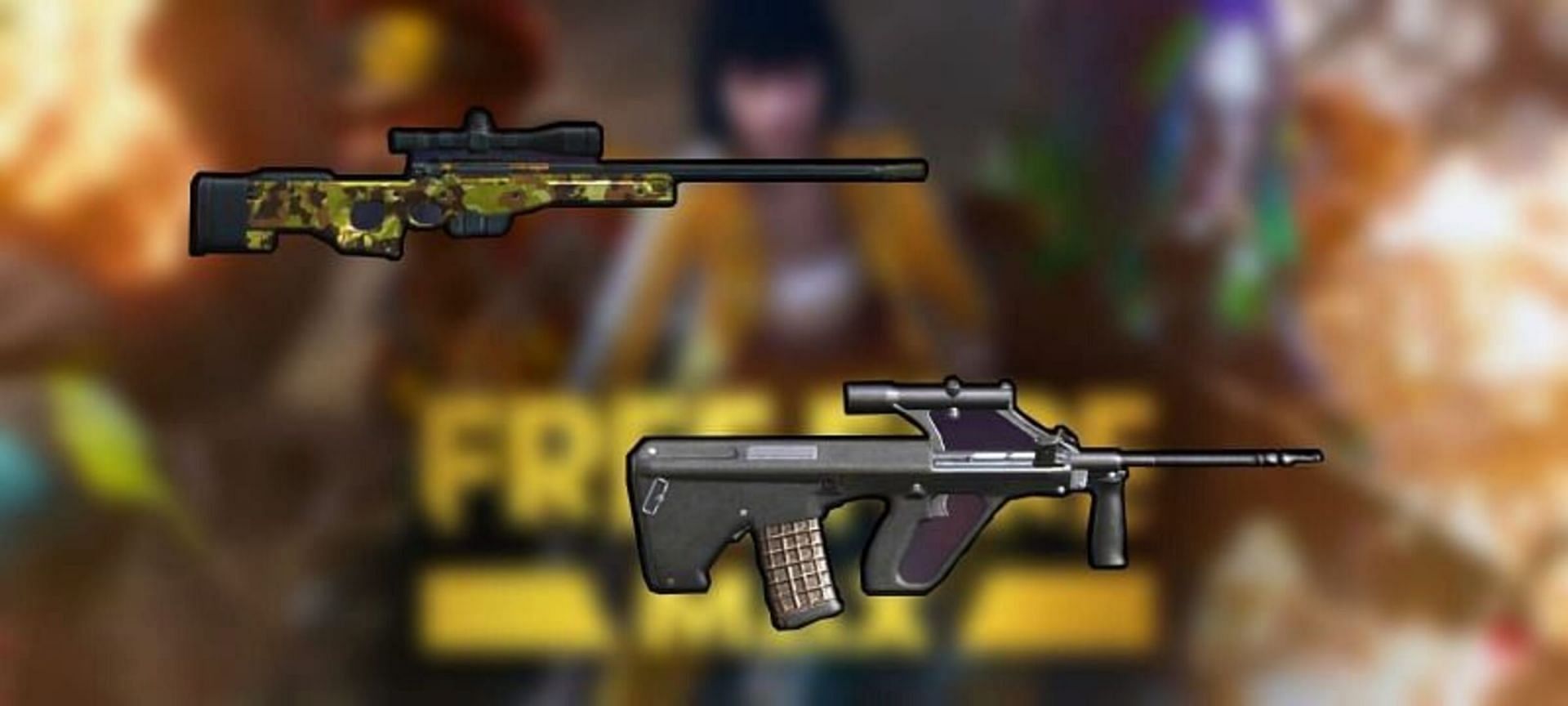 AUG and AWM (Image via Garena)