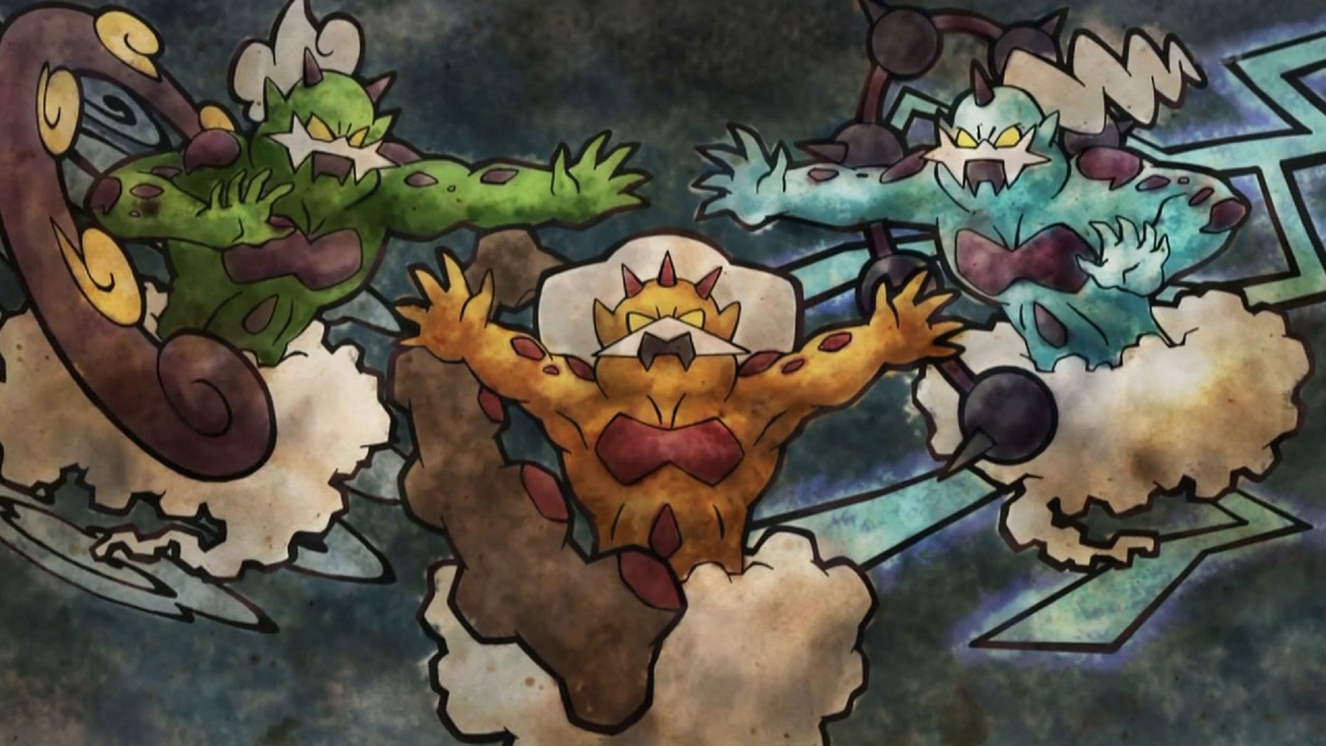 The trio is now a quartet (Image via Bulbapedia/Pokemon anime)