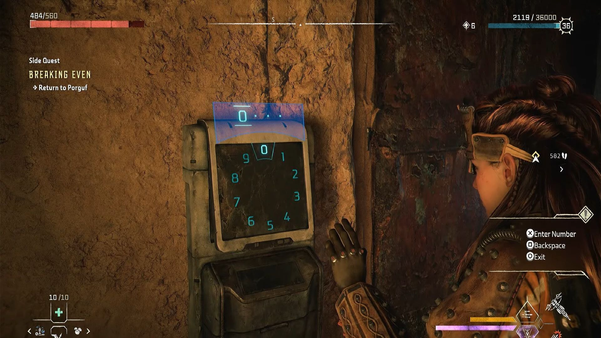 How to find the Spinebreak code in Horizon Forbidden West