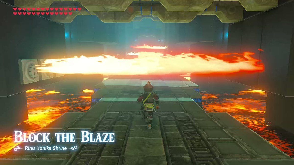 Zelda Breath Of The Wild Players Find Innovative Ways In The Rinu Honika Shrine