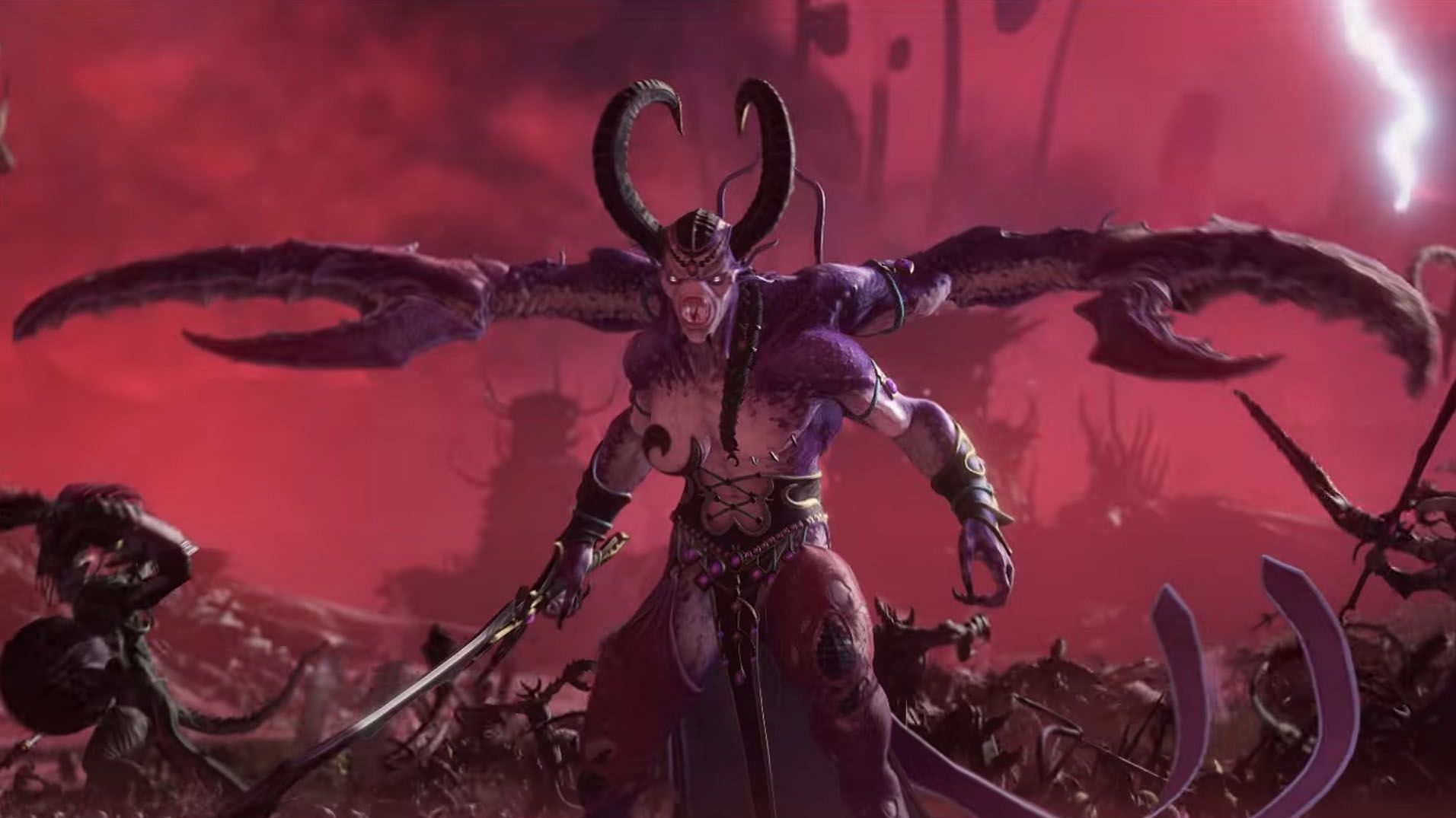 Slaanesh (Image via Total War: Warhammer III)