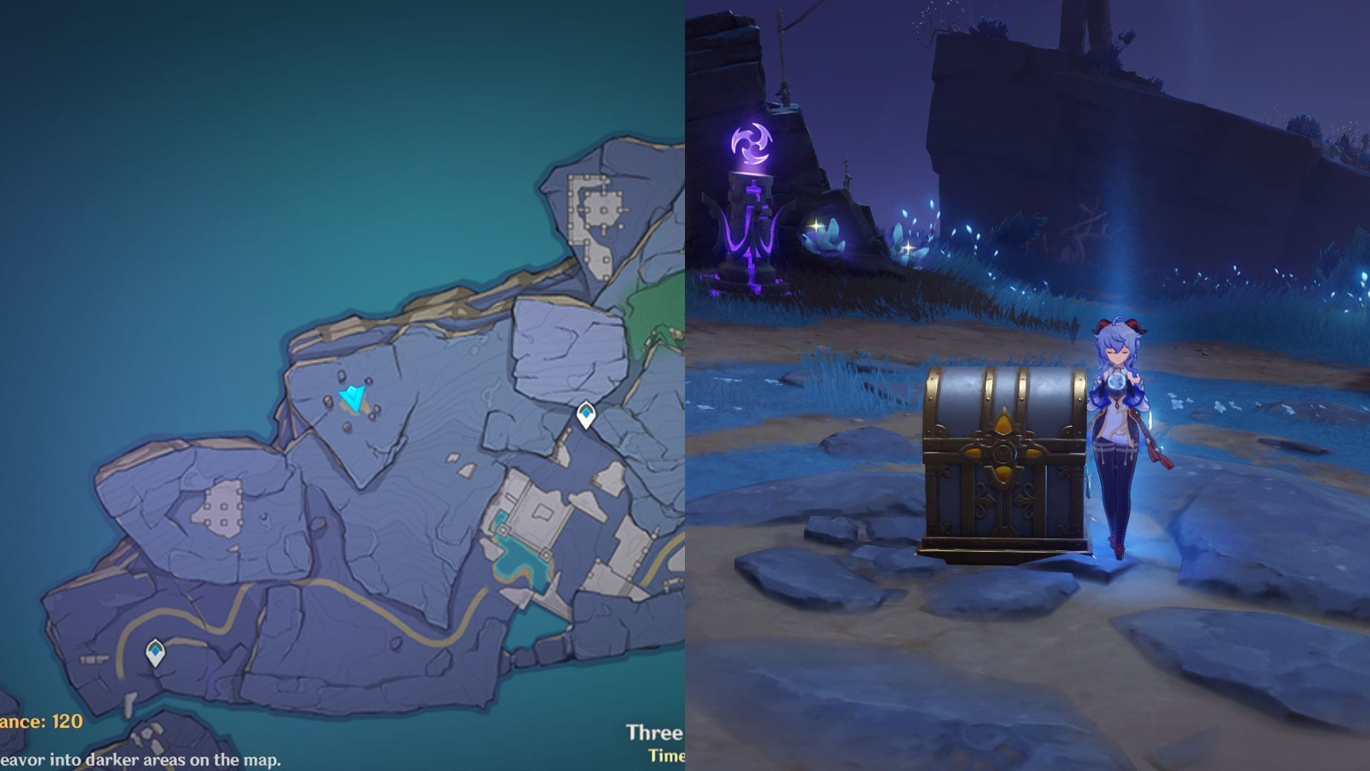 All 6 Luxurious Chest locations in Genshin Impact Three Realms Gateway