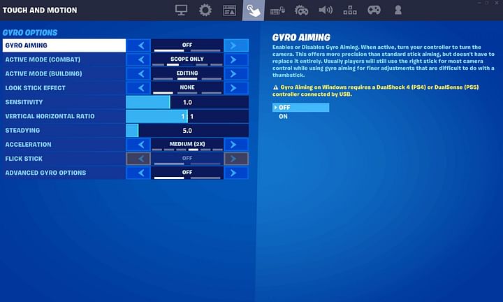 Fortnite Gyro controller settings: The best settings for impeccable aim ...