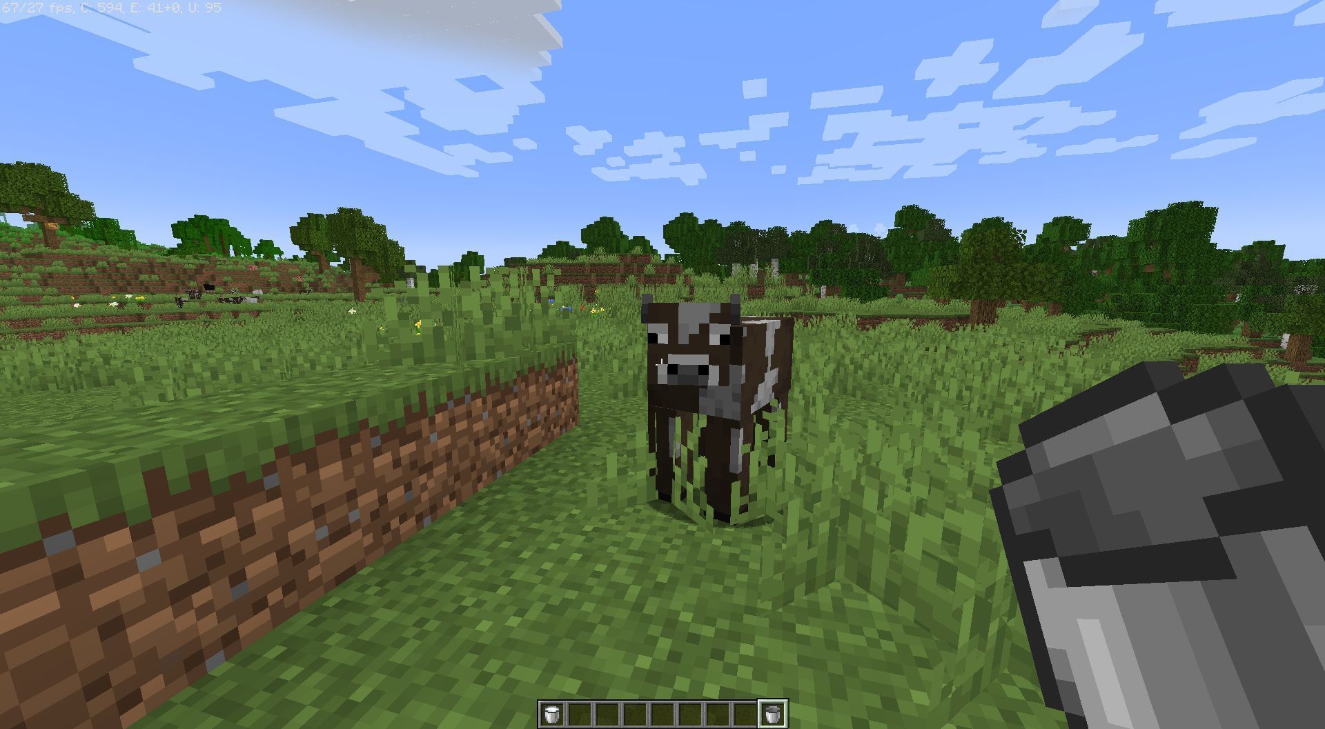 What's the use of milk bucket in Minecraft