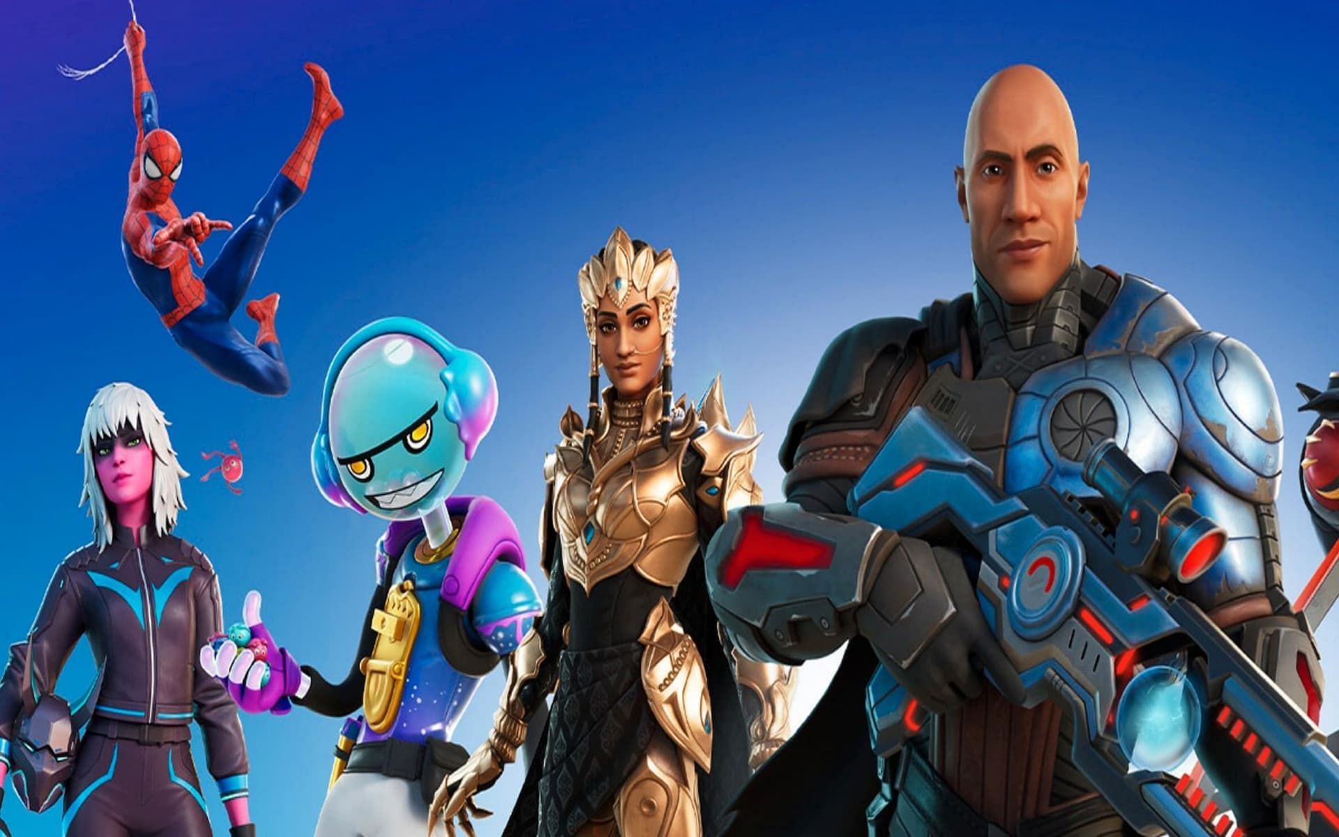 A look at some skins that arrived in Fortnite Chapter 3 (Image via Epic Games)