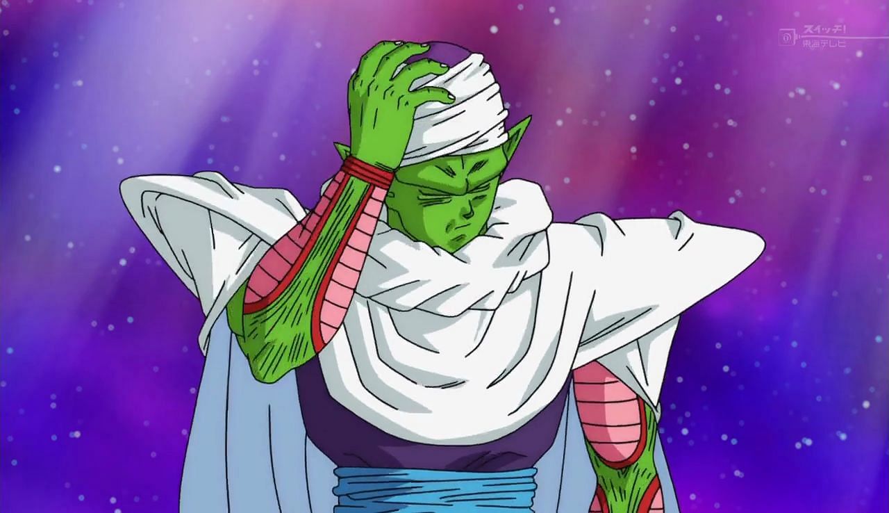 Piccolo removing his weighted clothes in Dragon Ball Super (Image via Toei Animation