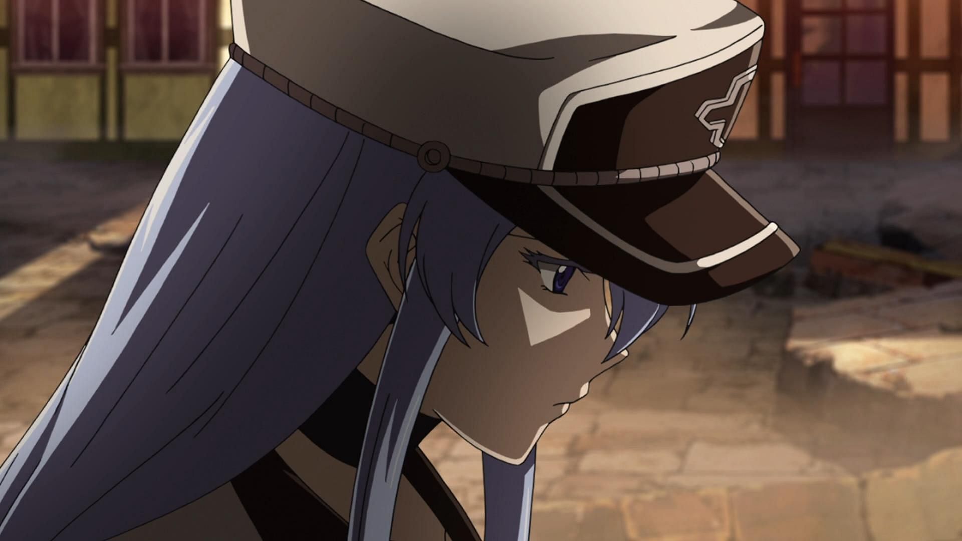 Esdeath as seen in the anime (Image via Square Enix)