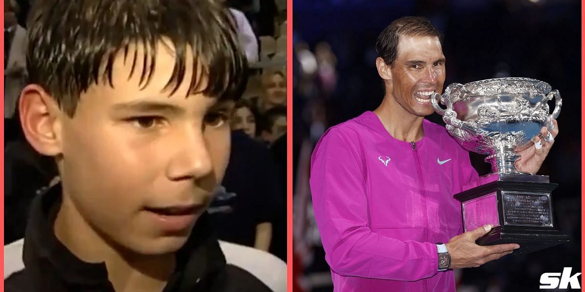 Watch: 14-year-old Rafael Nadal's Champion Mindset After Winning Junior ...