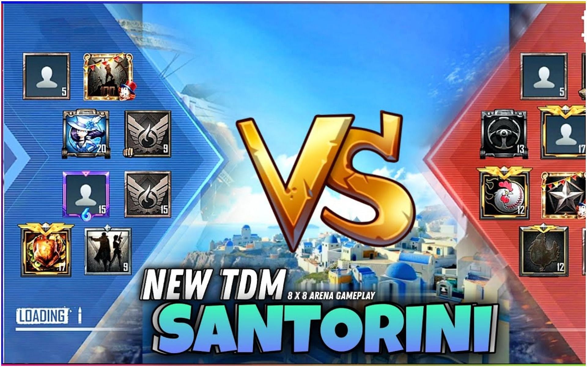 Playing the new Santorini map in PUBG Mobile (Image via YouTube)