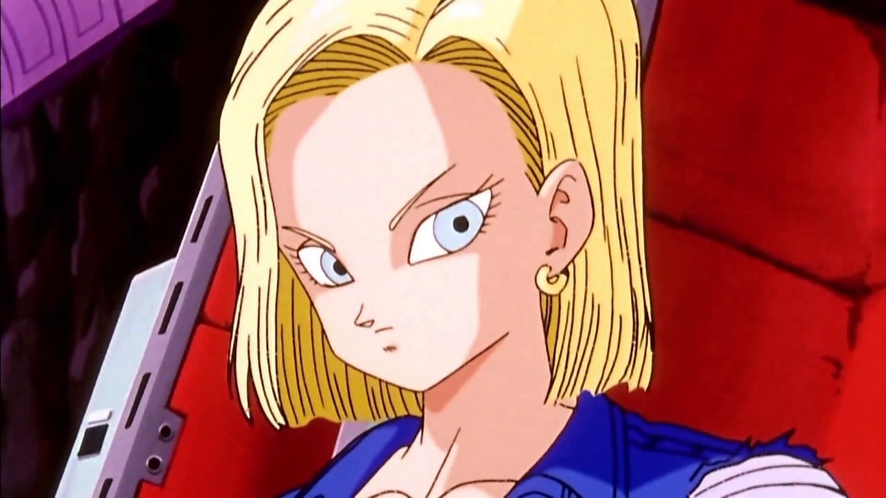 Android 18 as seen in the Z anime (Image via Toei Animation)