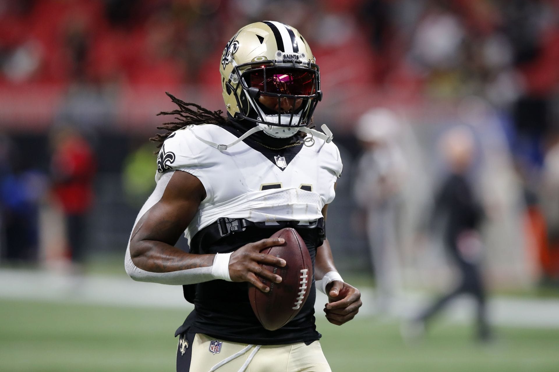 Alvin Kamara's statement doesn't align with surveillance video