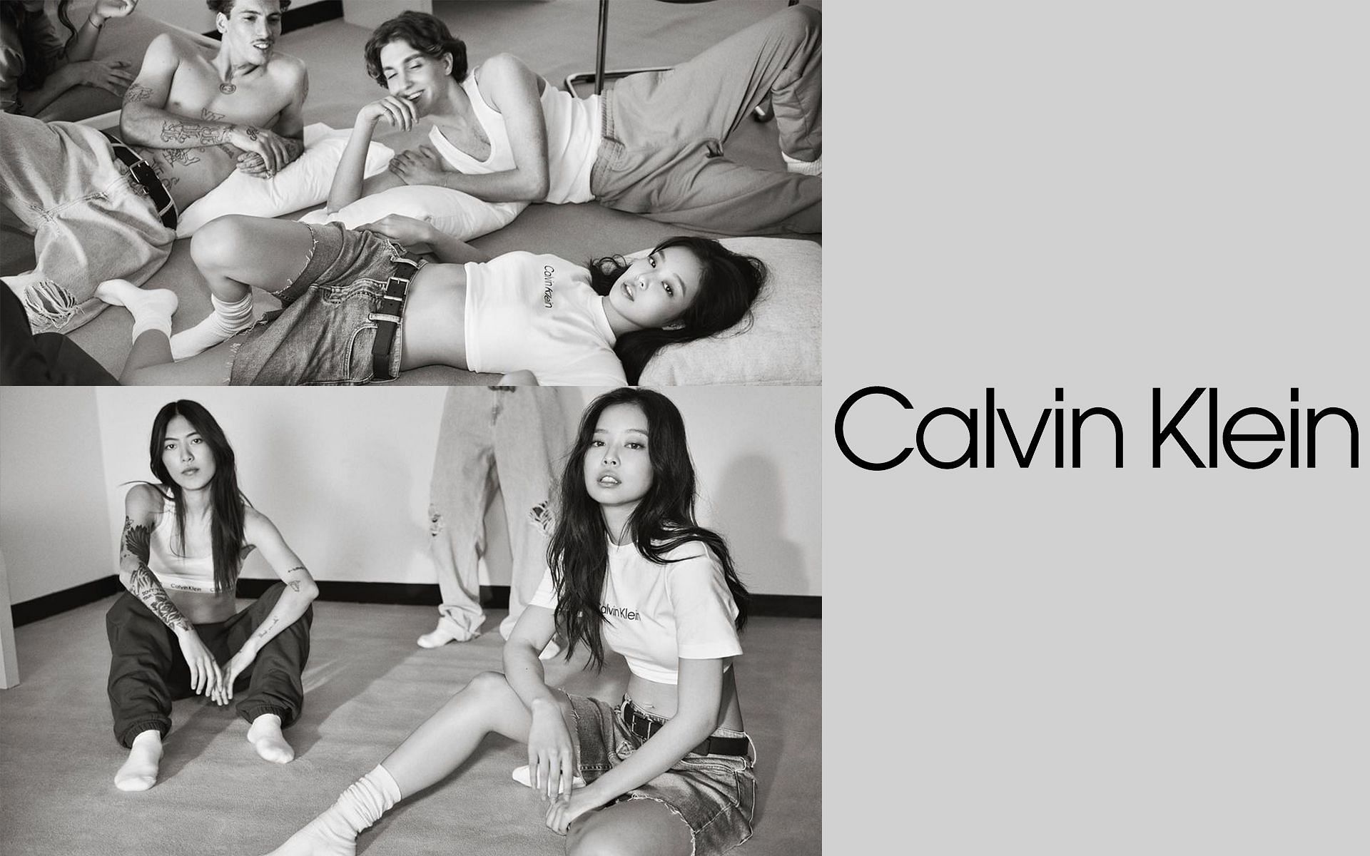 BLACKPINK&#039;s Jennie in the Calvin Klein campaign (Images via jennierubyjane/ Instagram)