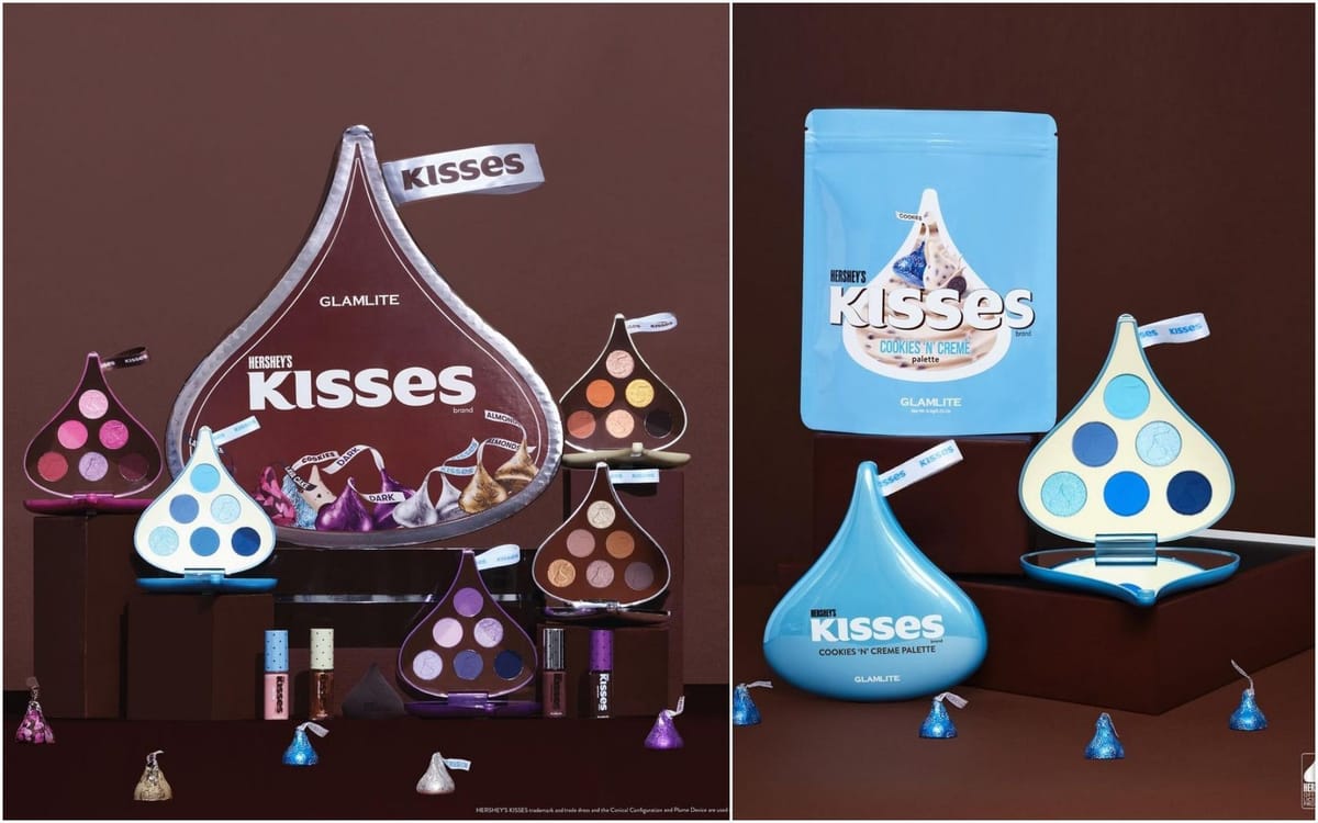 Everything to know about Hershey's Kisses x Glamlite collection