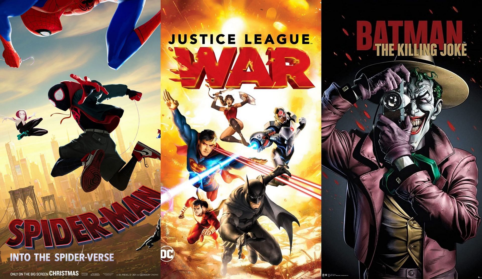 Top 5 animated comic book movies