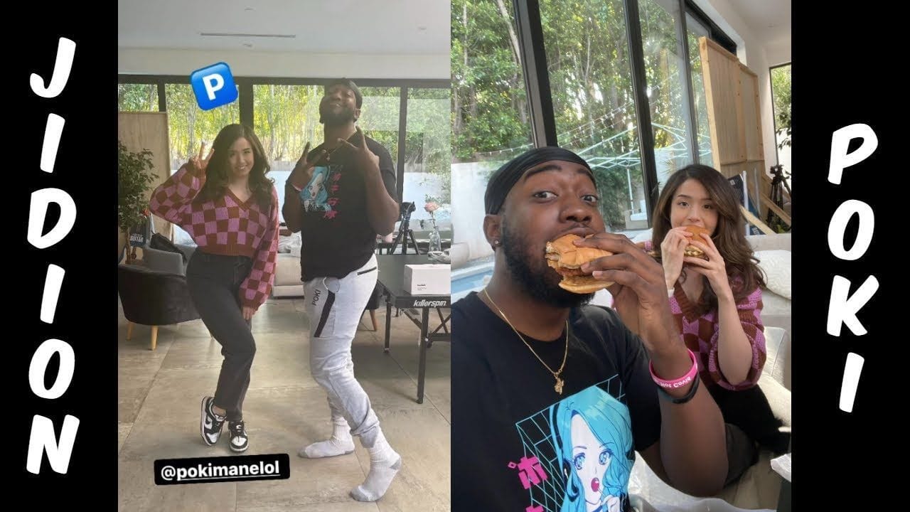 JiDion & Pokimane end beef as the duo is pictured together
