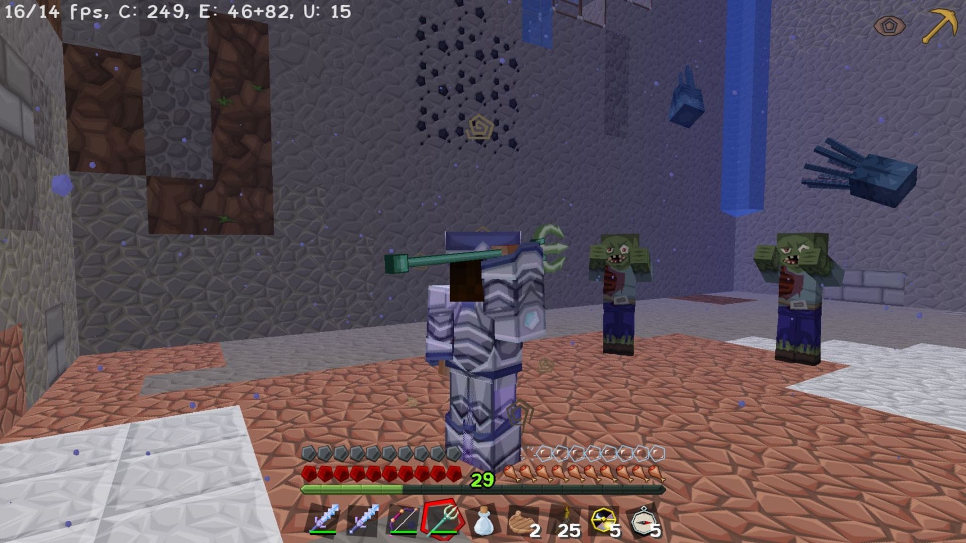 How to make a lightning trident in Minecraft