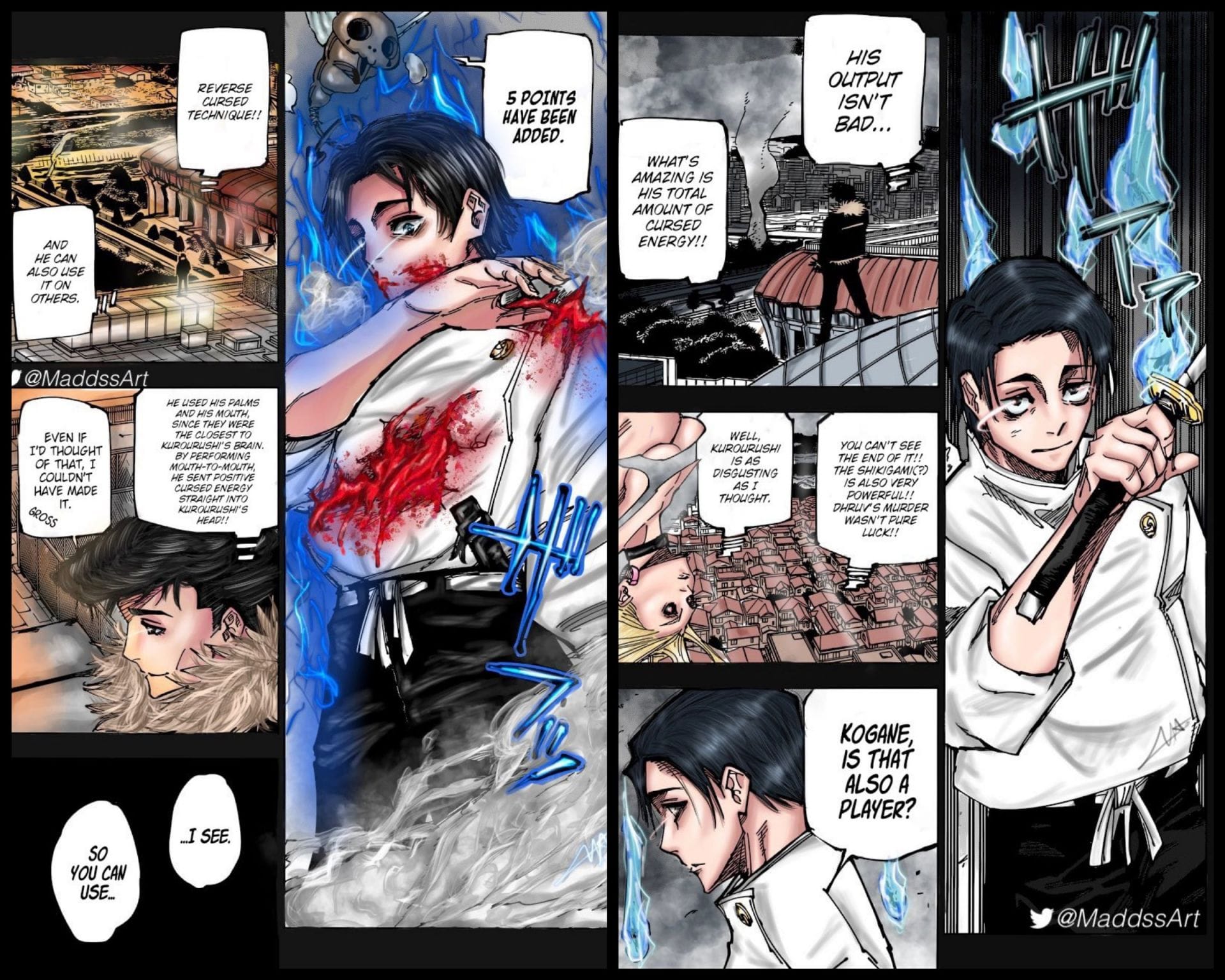 Jujutsu Kaisen chapter 176 raw scans Uro Takako vs Okkotsu Yuta begins