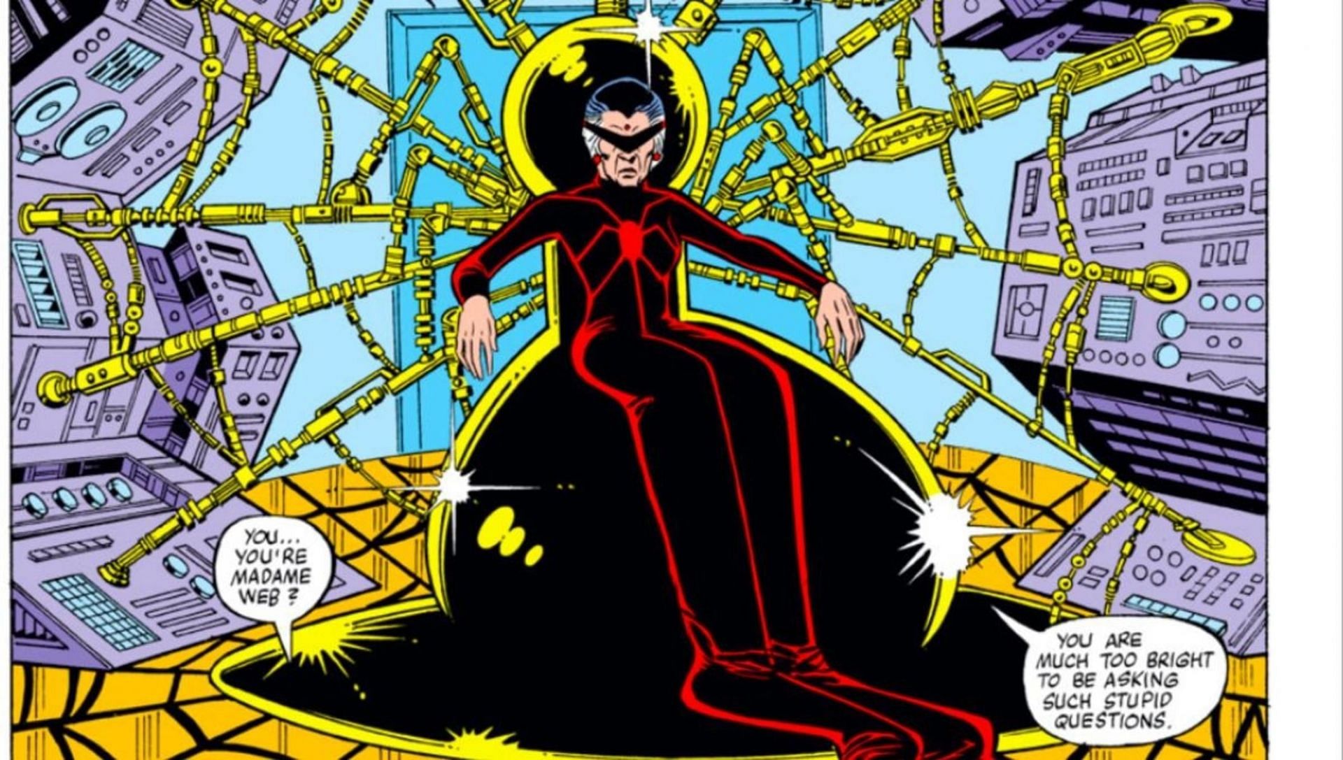 Web in her wheelchair in the comics (Image via Marvel Comics)
