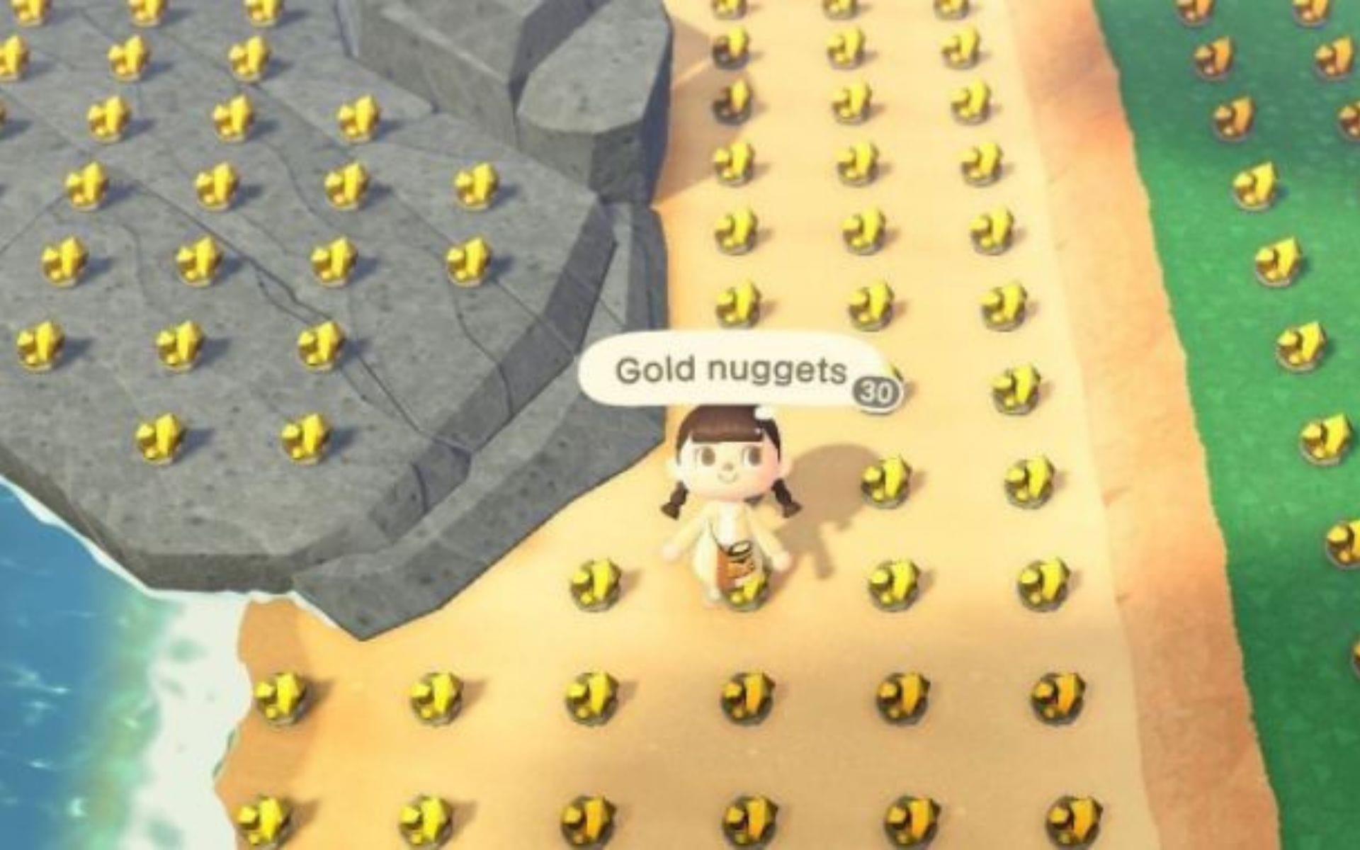 How to find Gold Nuggets quickly in Animal Crossing New Horizons