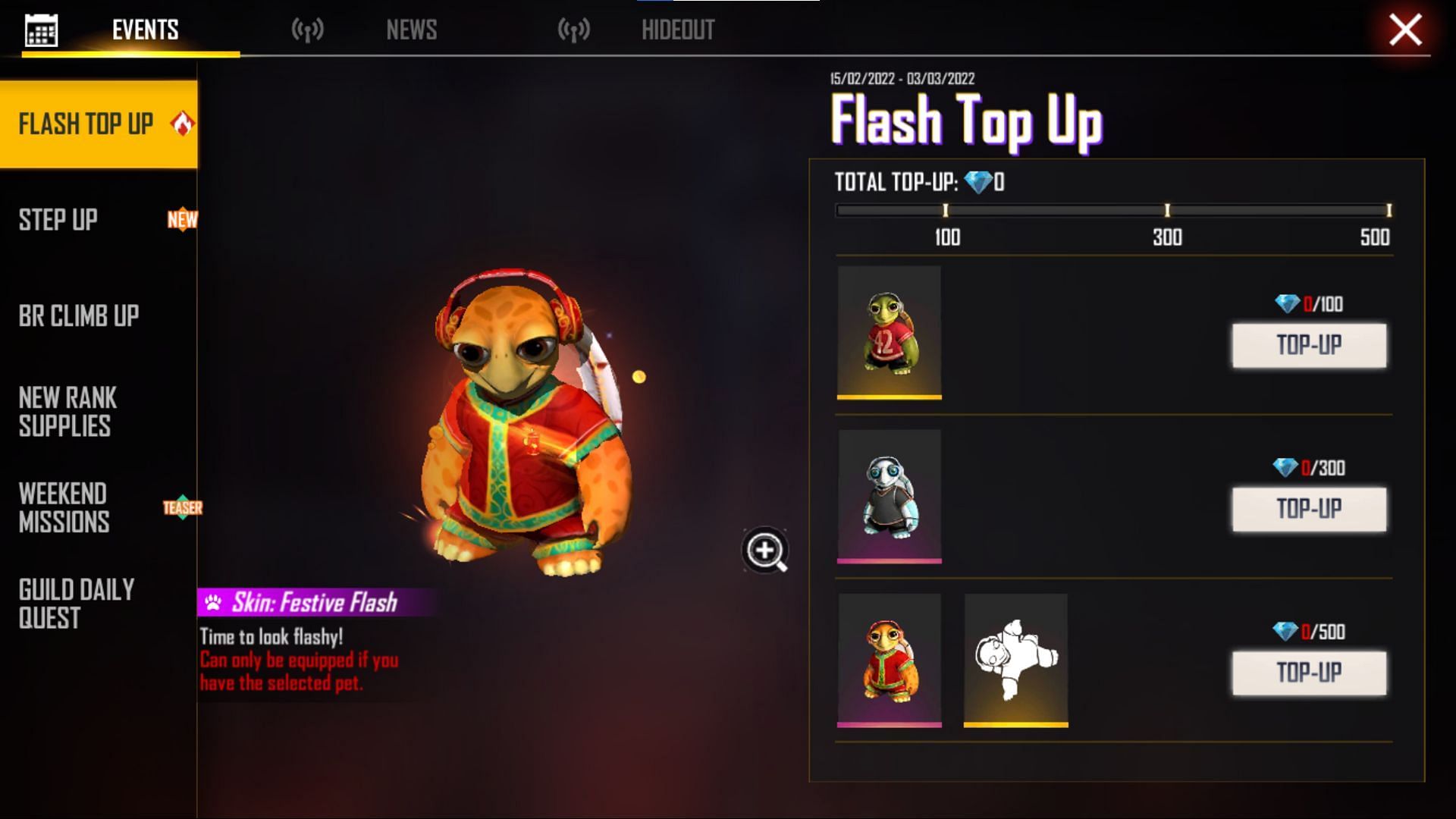 how to get free pet in free fire max