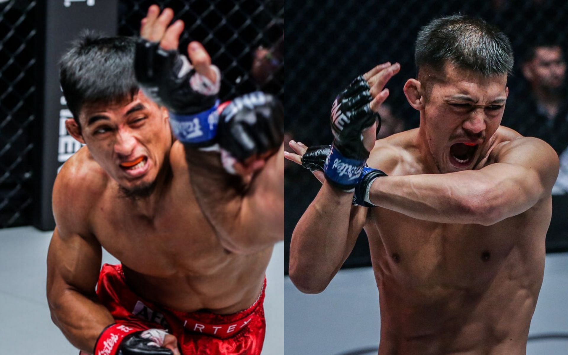 Stephen Loman (left) believes a knockout win over Shoko Sato (right) in ONE X could put him in a title opportunity against ONE bantamweight world champion John Lineker. [Photos ONE Championship]