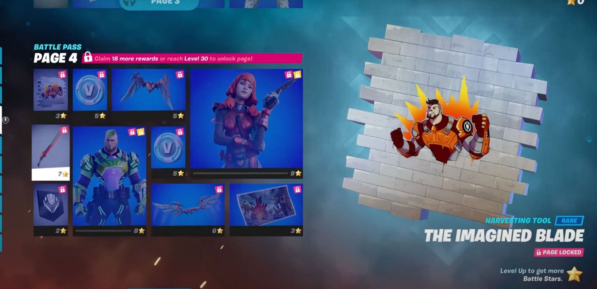 Page 4 of the Battle Pass (Image via Epic Games)