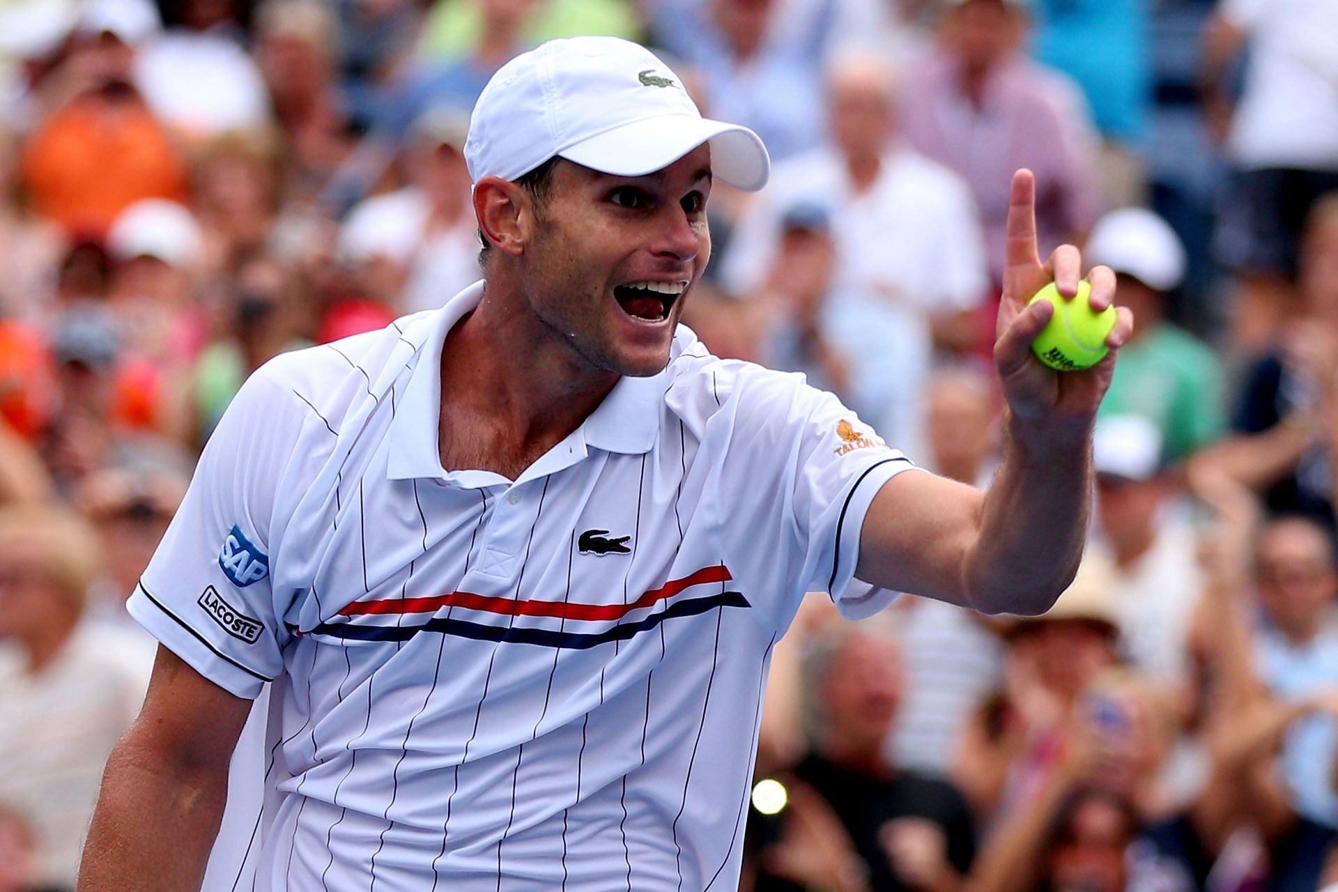 Andy Roddick at the 2012 US Open met Novak Djokovic nine times during his career.