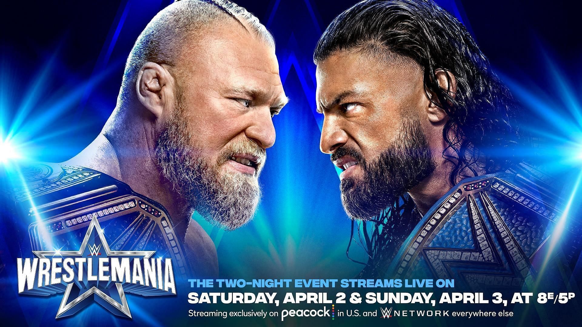WWE WrestleMania 38 में रोमन रेंस और ब्रॉक लैसनर के बीच होगा तगड़ा मुकाबला