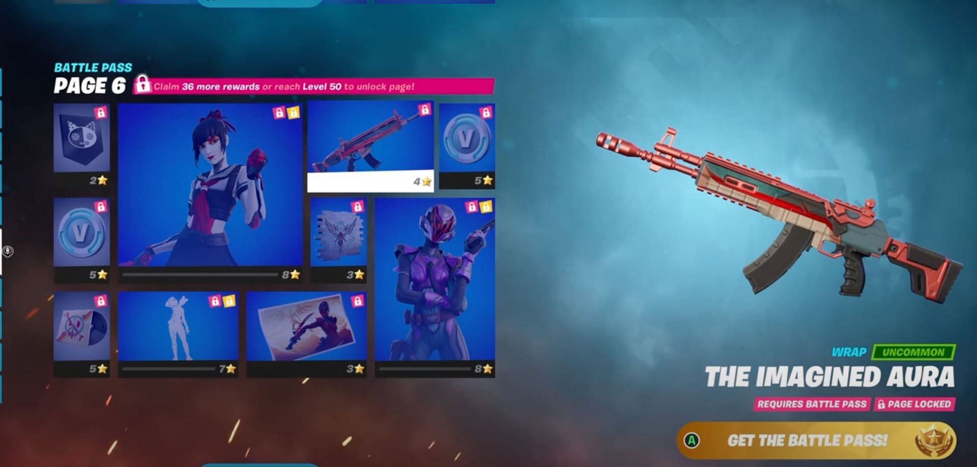 Page 6 of the Battle Pass (Image via Epic Games)