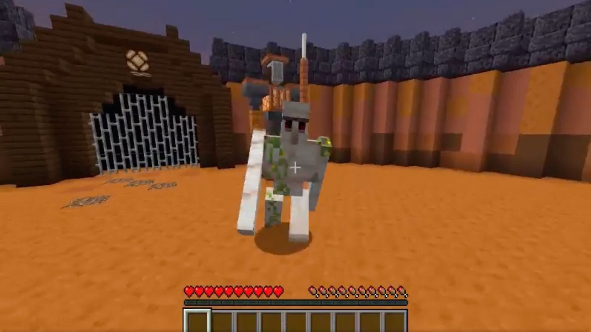 Minecraft Redditor beats Iron Golem with just their fists
