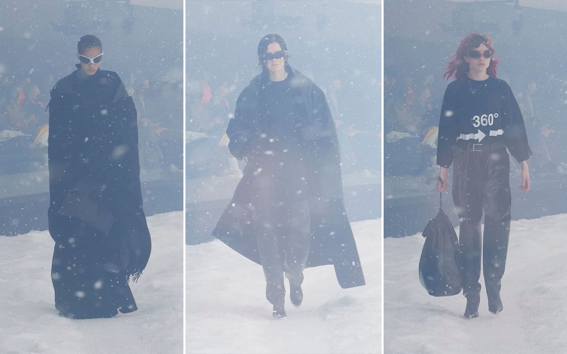 Balenciaga X Demna Gvasalia takes fans by storm (literally) with