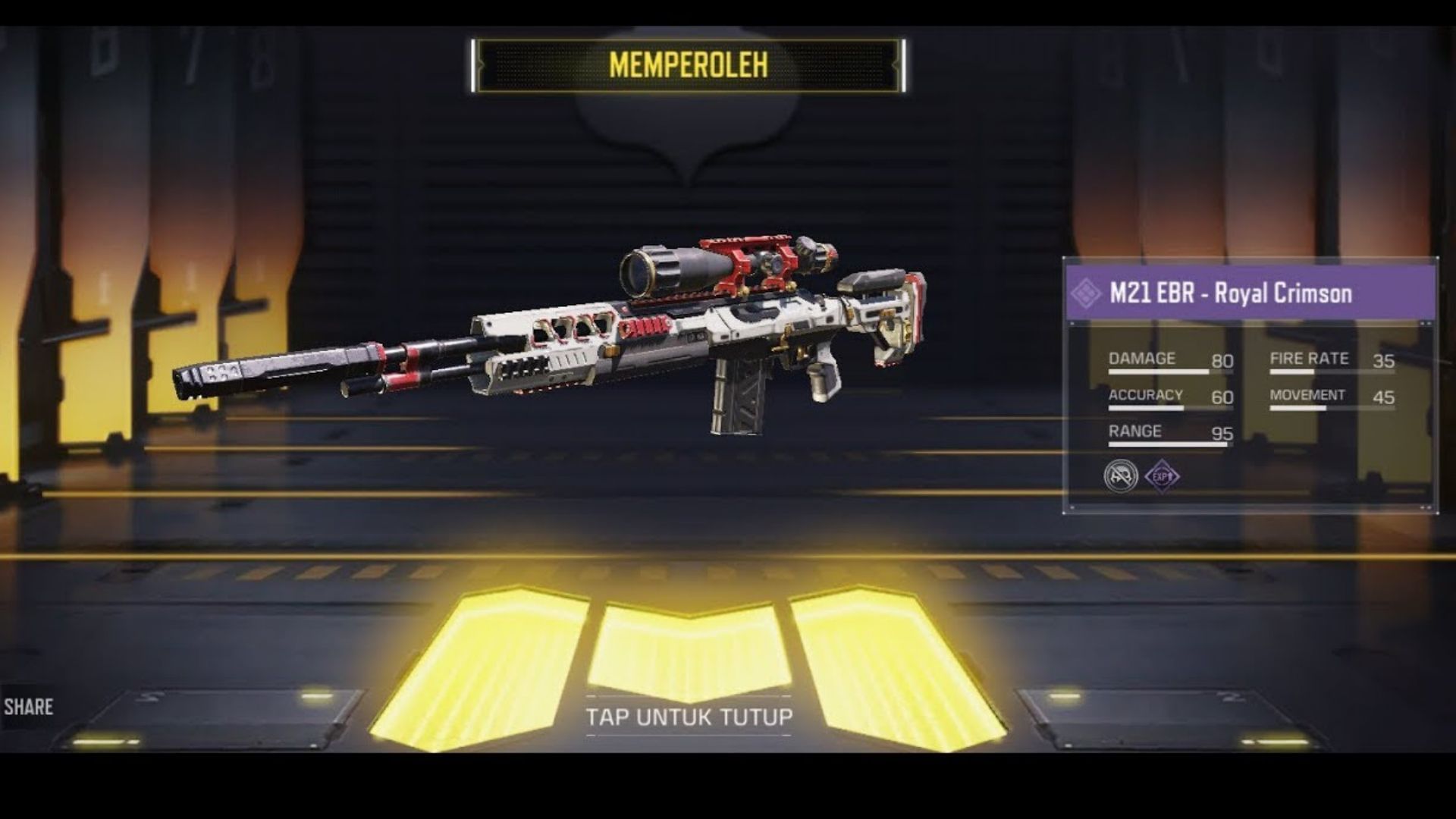 Best M21 EBR loadout for COD Mobile Battle Royale