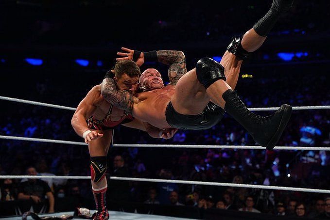 Randy Orton competed at MSG with a shoulder injury