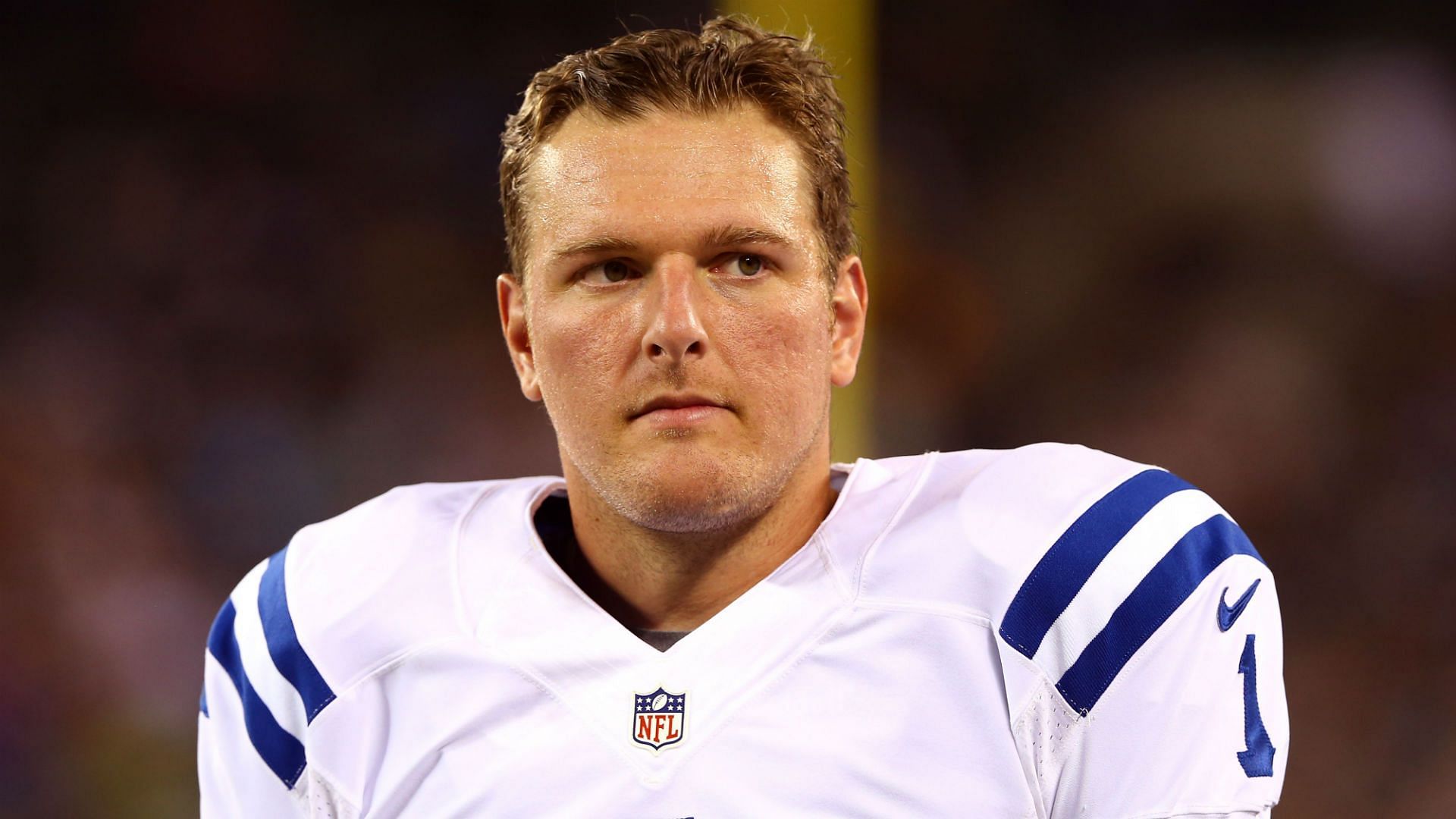 Who did WWE star Pat McAfee play for in the NFL?