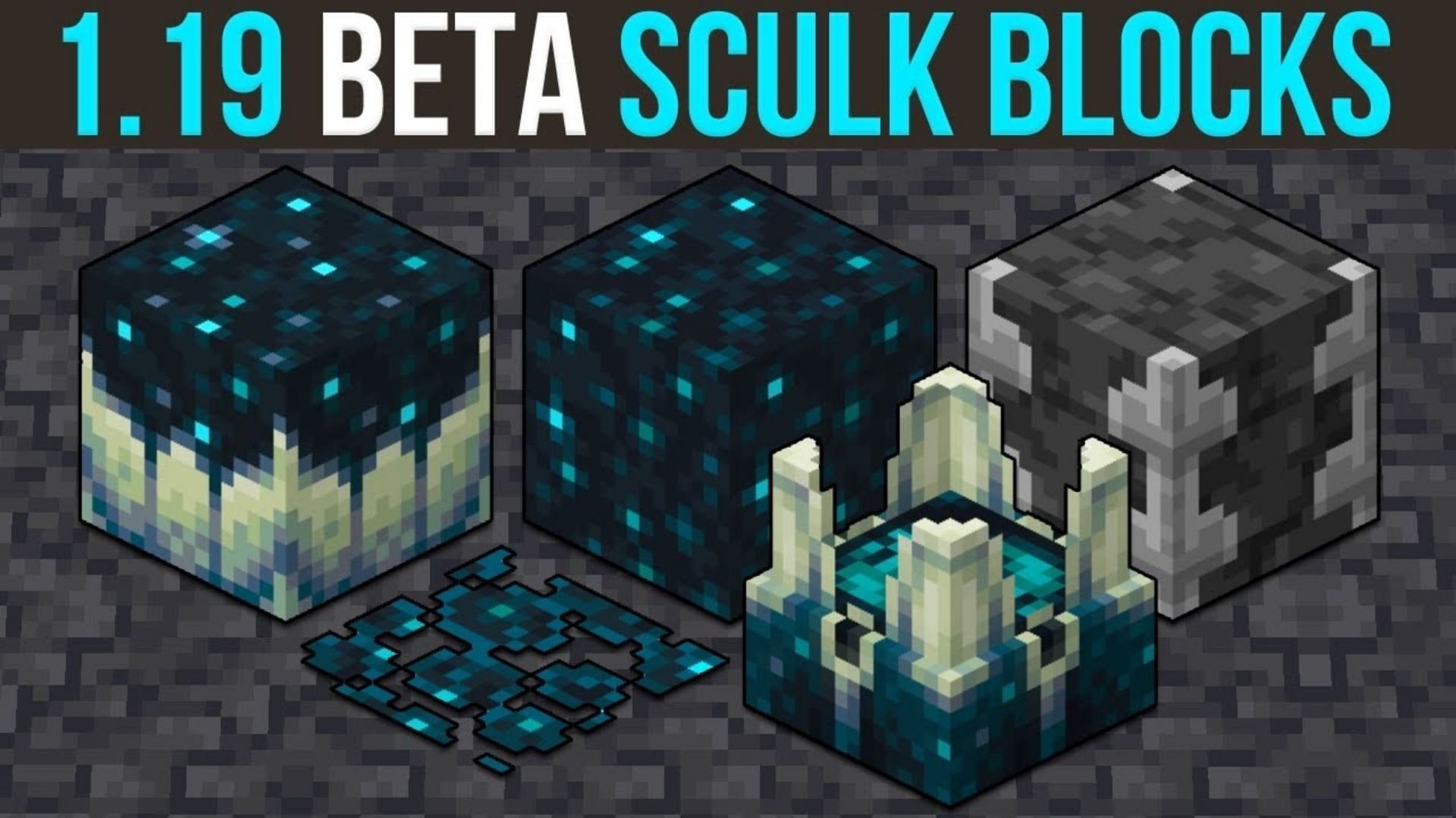 All types of sculk in Minecraft