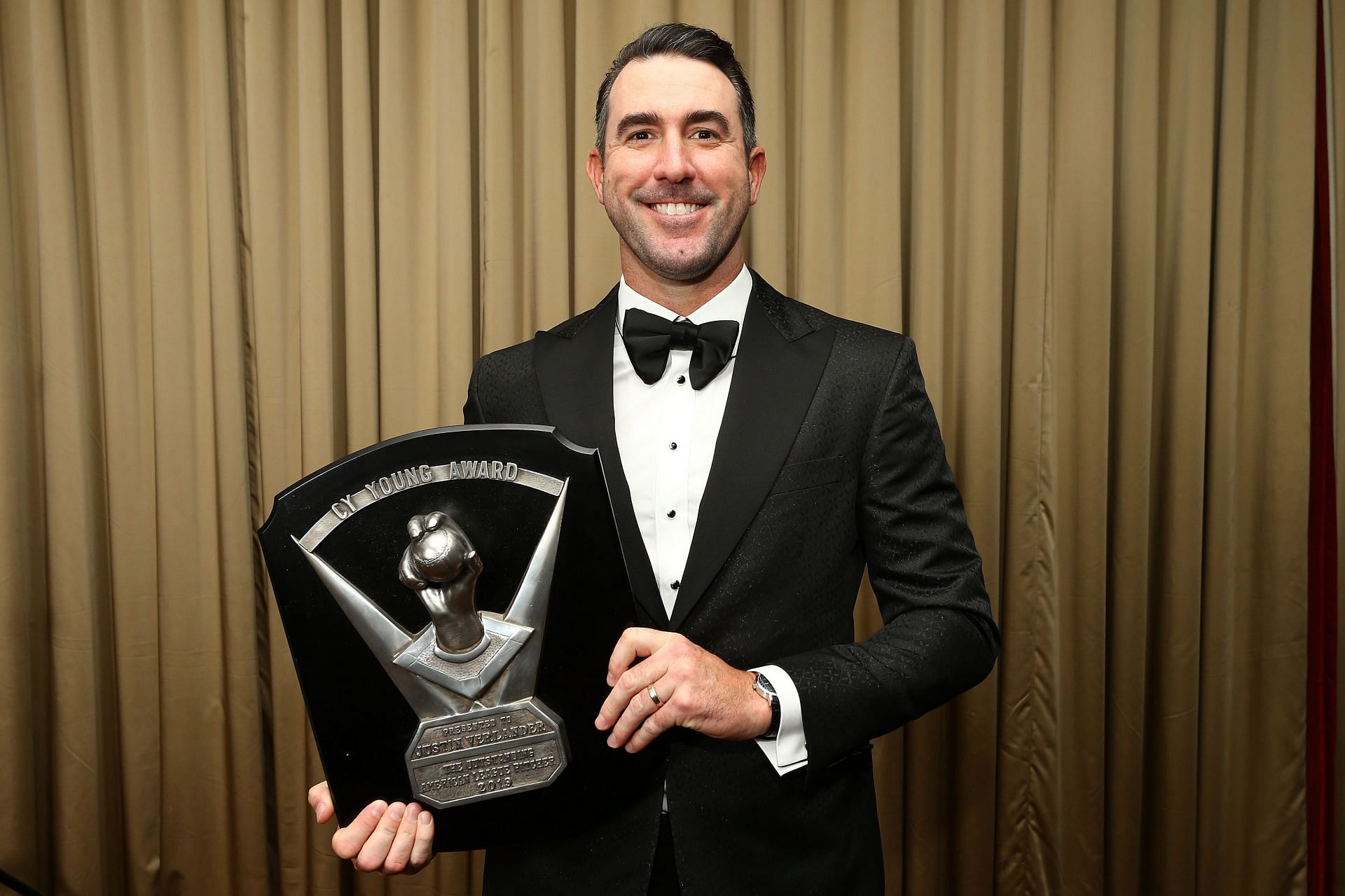 The MLB&#039;s Cy Young Award, which Justin Verlander has won four times, is awarded to each league&#039;s finest pitcher