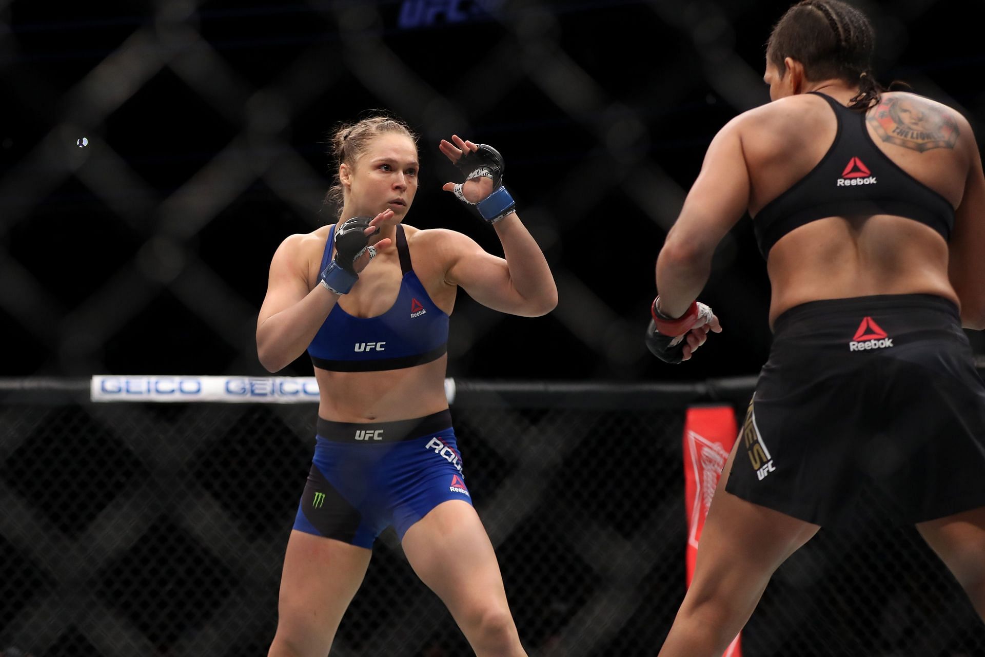 Ronda Rousey has a professional record of 12-2