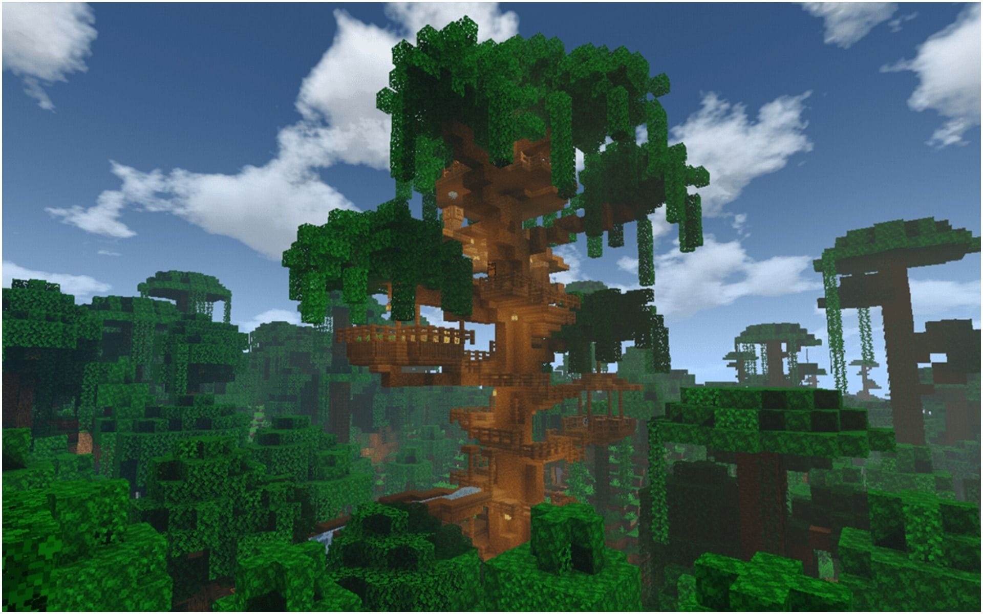 Top 5 treehouse designs for beginners in Minecraft