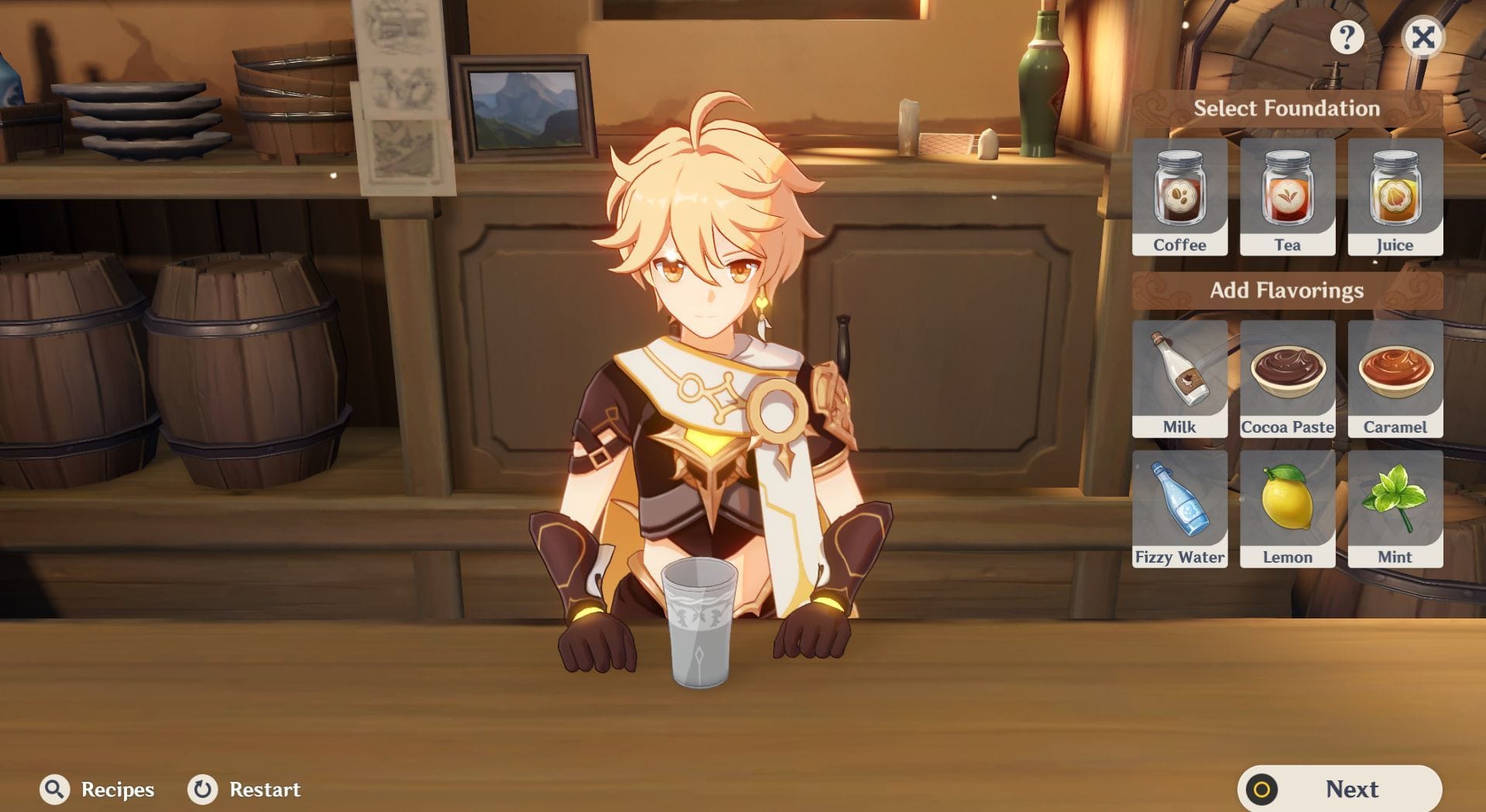 How to unlock drink recipes in Genshin Impact "Of Drink ADreaming" event