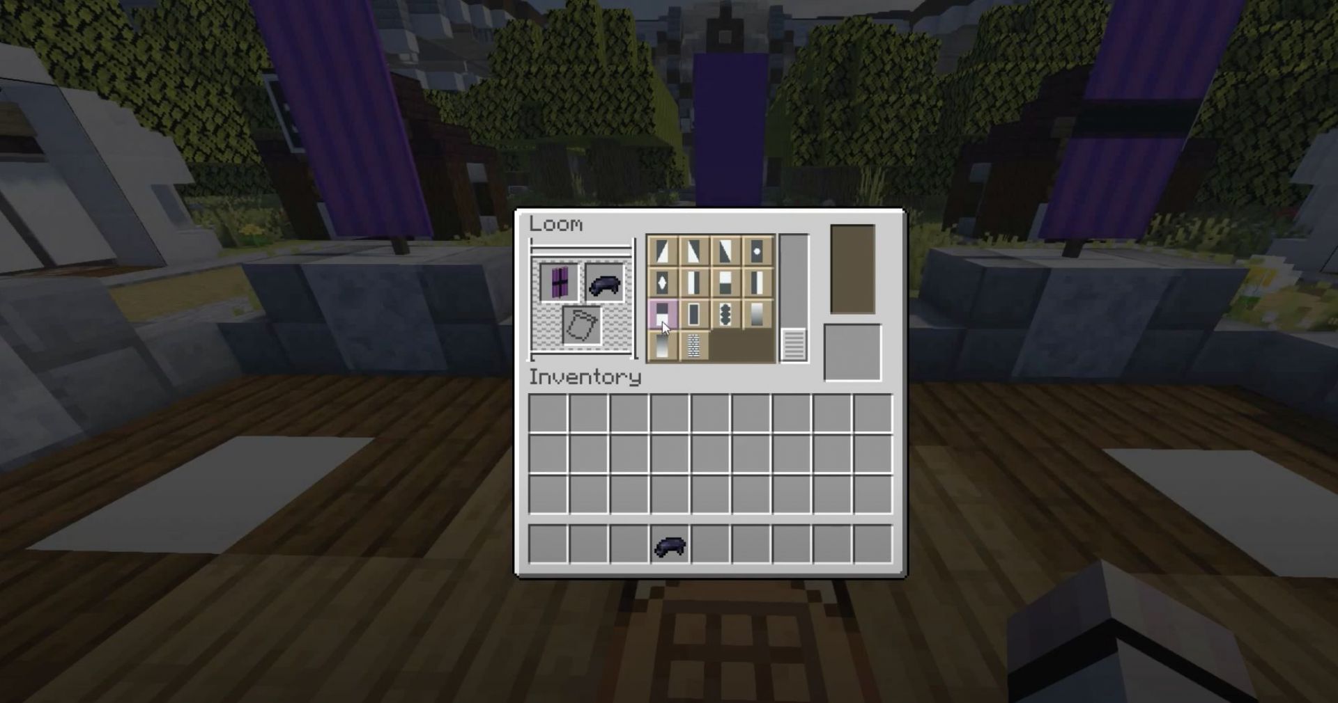 How to make an Enderman Banner in Minecraft