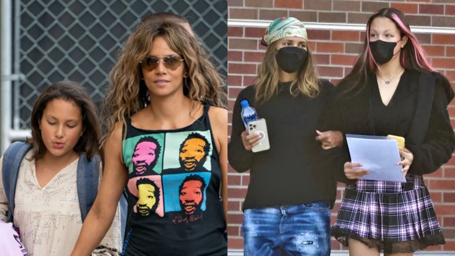 Halle Berry and Nahla Ariela Aubry (Images via Shutterstock and BackGrid)