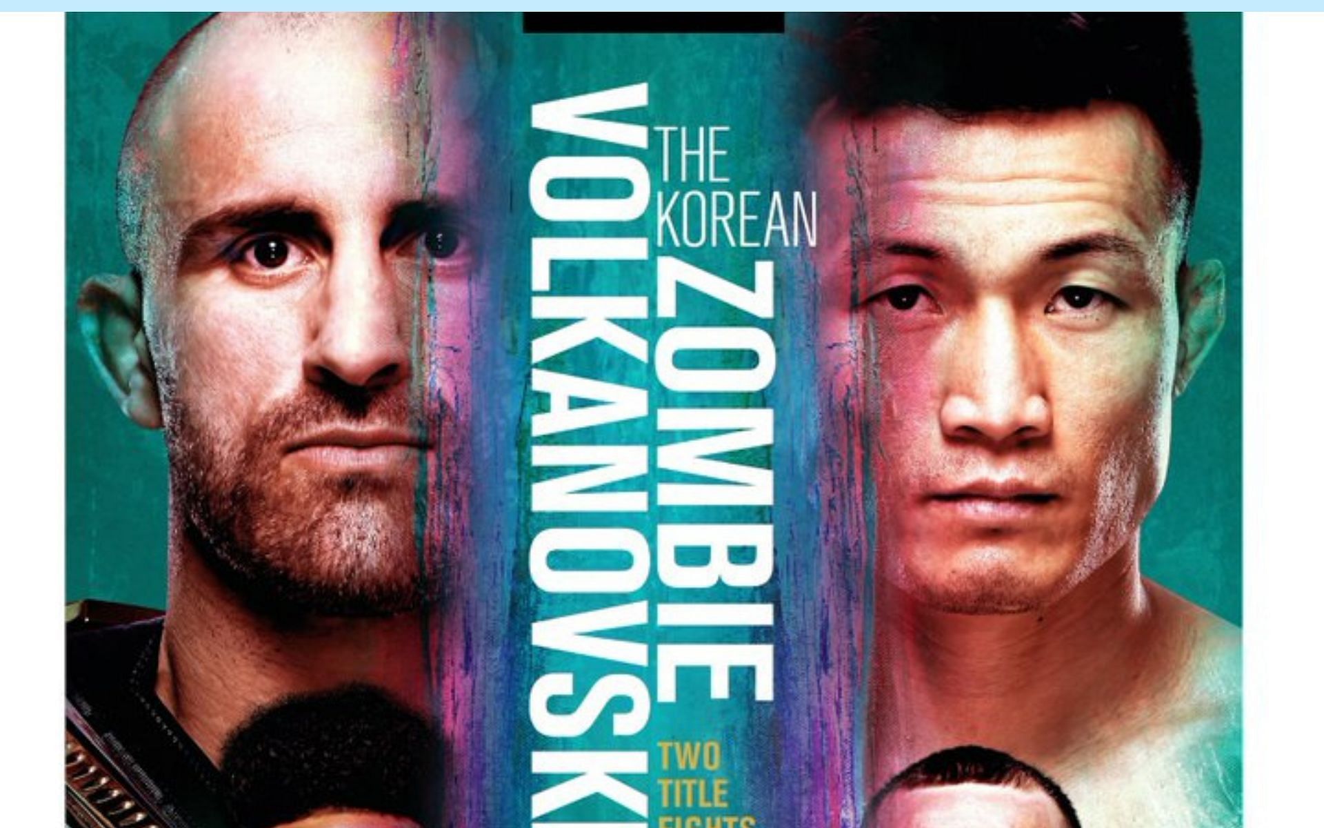 UFC 273 poster [Image courtesy of @ufc on Twitter]