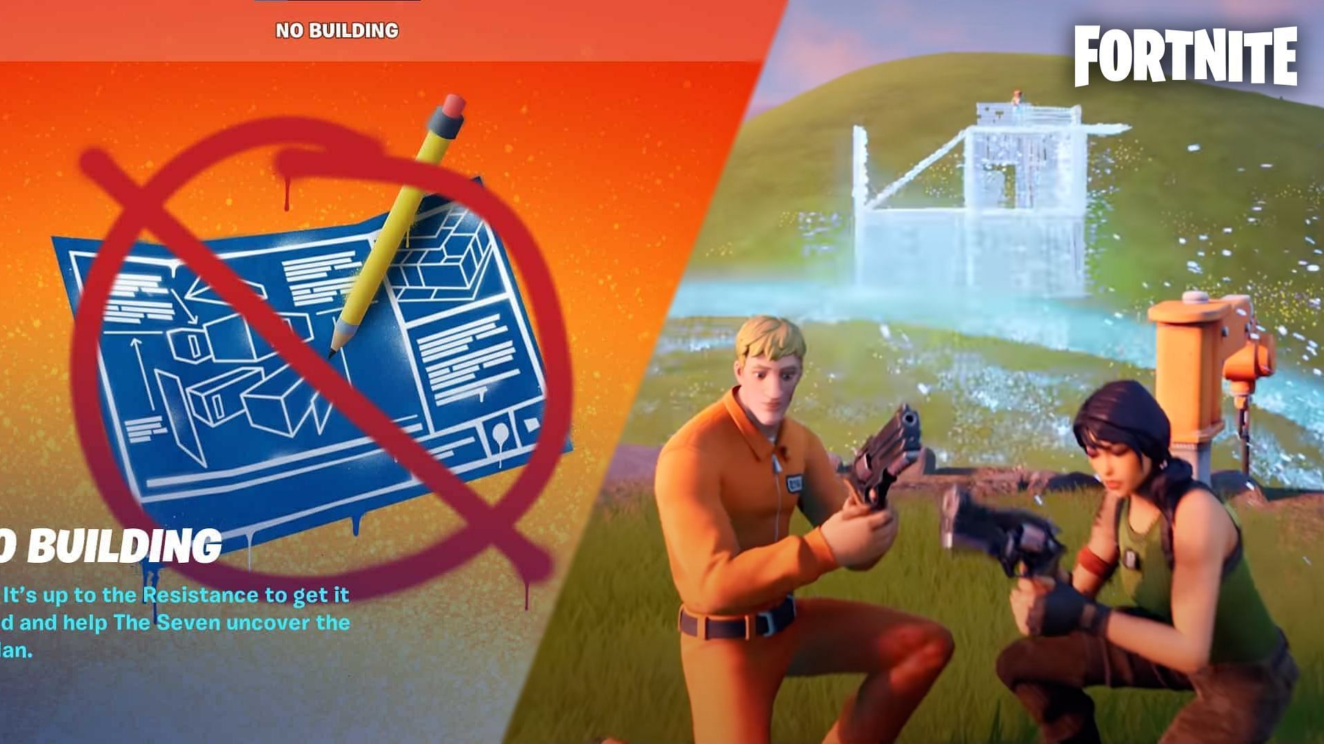 Fans rally for No Building in Fortnite to become permanent (Image via Sportskeeda)